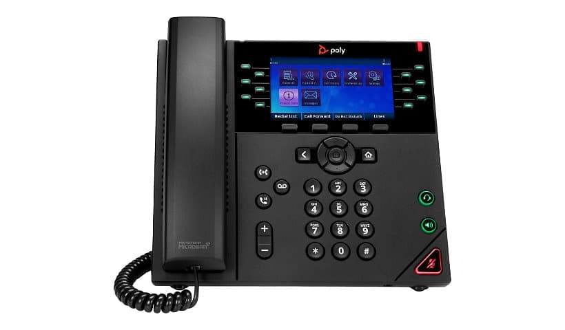 Poly OBi VVX 450 12-Line IP Phone and PoE-enabled with Power Supply-US